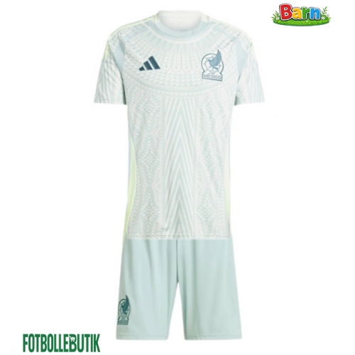 Mexiko Bortaställ Barn Copa America 2024 Kortärmad (+ Korta byxor)